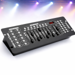 DISCO 192 DMX512 fényvezérlő pult – programozható színpadi világítás kontroller 192 csatornás DMX vezérlő DJ-hez és színpadtechnikához (BBV)