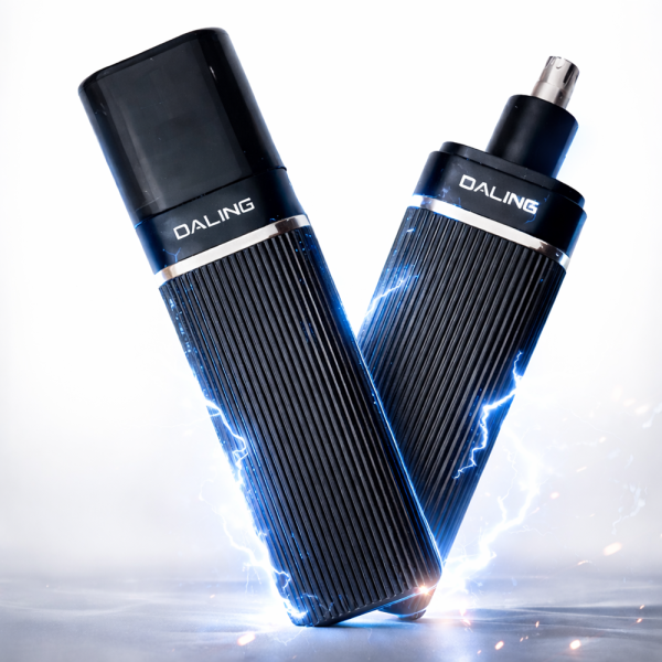 Daling DL-7111 USB orrszőrnyíró – elektromos orr- és fülszőrnyíró trimmelő rozsdamentes acél pengével, fekete (BBD)
