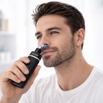 Daling DL-7111 USB orrszőrnyíró – elektromos orr- és fülszőrnyíró trimmelő rozsdamentes acél pengével, fekete (BBD)