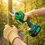 HAYAMI HA-1032 akkumulátoros metszőolló – elektromos kerti metszőolló ágak és növények metszéséhez (BBV)