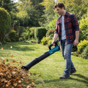 HAYAMI HA-1046 188V akkumulátoros lombfúvó kék – vezeték nélküli kerti levélfújó 7 sebességfokozattal (BBV) 2