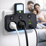 HG DUE-275 2500W univerzális konnektor átalakító – utazó hálózati adapter nemzetközi csatlakozókhoz (BBD)