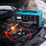 Hayami HA-XH-200 automata autó akkumulátortöltő – intelligens 12V/24V akkumulátor töltő digitális kijelzővel (BBV)