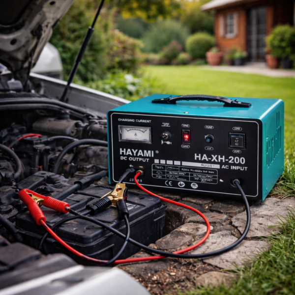 Hayami HA-XH-200 automata autó akkumulátortöltő – intelligens 12V/24V akkumulátor töltő digitális kijelzővel (BBV)