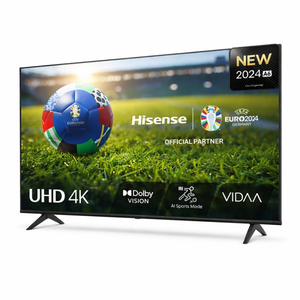 Hisense 58E6NT 58" 4K UHD Smart LED TV – VIDAA Smart TV, HDR, WiFi, 146 cm