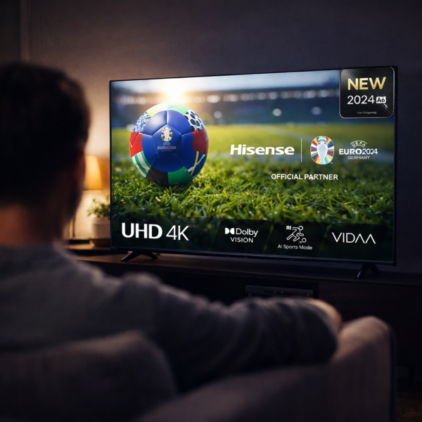 Hisense 58E6NT 58" 4K UHD Smart LED TV – VIDAA Smart TV, HDR, WiFi, 146 cm