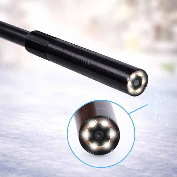 InspectPro 3 az 1-ben endoszkóp kamera – IP67 vízálló USB-C, microUSB és USB csatlakozó, HD kamera 6 LED világítással 10M (BBD)