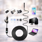 InspectPro 3 az 1-ben endoszkóp kamera – IP67 vízálló USB-C, microUSB és USB csatlakozó, HD kamera 6 LED világítással 10M (BBD)