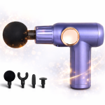 JY-511 LCD kijelzős masszázs pisztoly – izomlazító masszírozó készülék cserélhető fejekkel izomregeneráláshoz (BBV)(BBD)