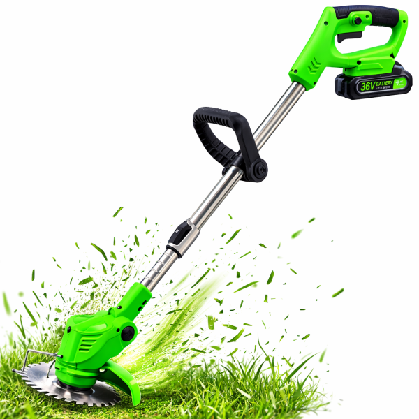 KIYOSHI 48V akkumulátoros szegélynyíró és fűkasza teleszkópos nyéllel – vezeték nélküli (BBV)