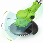 KIYOSHI 48V akkumulátoros szegélynyíró és fűkasza teleszkópos nyéllel – vezeték nélküli (BBV)