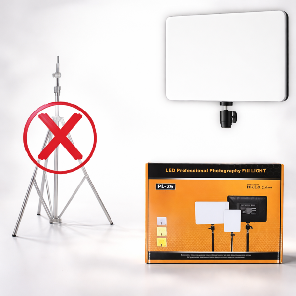 LumiStudio Pro PL-36 LED stúdiólámpa  – professzionális fotó/videó világítás, távirányítóval, 3 színhőmérséklet (BBD)