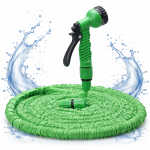 MAGIC HOSE KL25-114 kihúzható locsolótömlő 30 m – rugalmas kerti slag szórófejjel, csavarodásmentes öntözőtömlő (BBV)