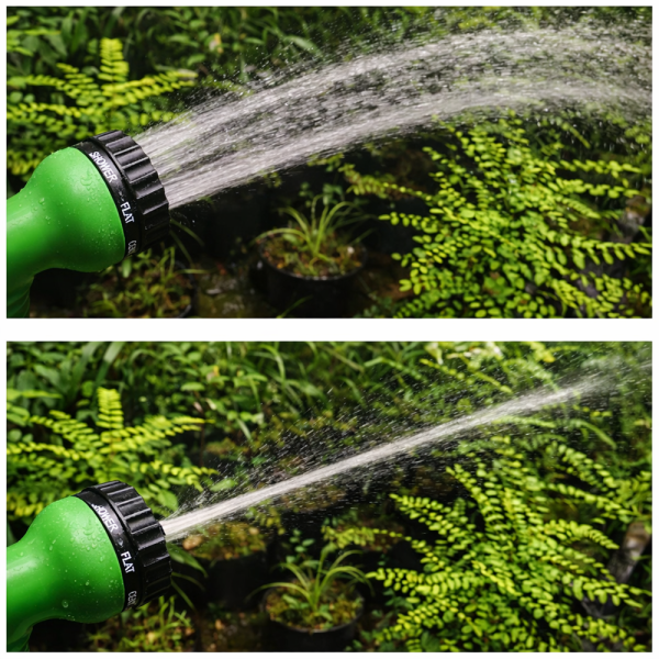 MAGIC HOSE KL25-114 kihúzható locsolótömlő 30 m – rugalmas kerti slag szórófejjel, csavarodásmentes öntözőtömlő (BBV)