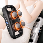 MDHL MD-8078 vibrációs masszírozó készülék – elektromos izommasszírozó 4 cserélhető fejjel izomlazításhoz (BBD)