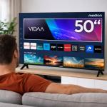 MEDION MD850200 50" 4K UHD Smart LED TV – HDR10 okos televízió VIDAA rendszerrel, WiFi, Netflix / Prime Video / Disney+ / DAZN
