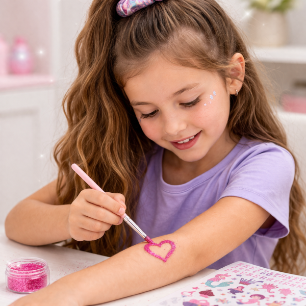 Mermaid csillámtetoválás készlet – glitter tattoo szett kreatív játékhoz (BBJ)