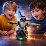 RoboChopper transformer helikopter – átalakuló robot játék LED fénnyel és hanggal (BBJ)