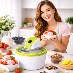 Royalty Line ICM-20101 fagylaltkészítő gép – elektromos jégkrém, sorbet és joghurt készítő házi fagylalthoz 2