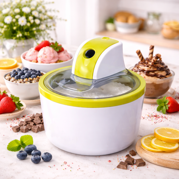 Royalty Line ICM-20101 fagylaltkészítő gép – elektromos jégkrém, sorbet és joghurt készítő házi fagylalthoz (BBV)