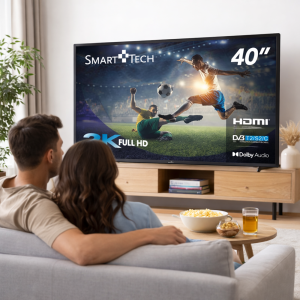 SmartTech 40FN01V3 40” Full HD LED TV – nem Smart televízió, DVB-T2CS2, fekete 2