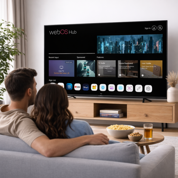 SmartTech 50UW02V 50” 4K Ultra HD Smart TV – WebOS, LED televízió, WiFi, 126 cm