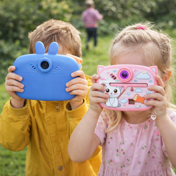 SnapKid 4 az 1 gyerek fényképezőgép és mini kamera – videó-, fotókészítés és azonnali nyomtatás (BBD)