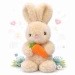 SnuggleBunny plüss nyuszi – puha és aranyos játék plüss gyerekeknek, alváshoz és játékhoz - 35 cm (BBJ)