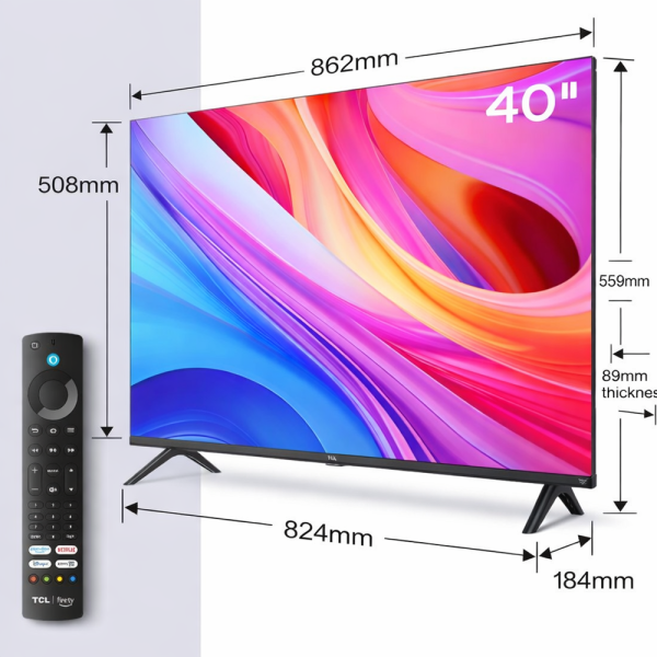 TCL 40SF540 32" Full HD Smart LED TV – Amazon Fire TV okos televízió WiFi