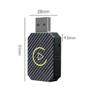 Vezeték Nélküli CarPlay és Android Auto Adapter – USB Okos Autós Kijelző Tükröző, Plug & Play (BBD) 3