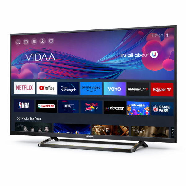 Vision Touch VTTV A43FHDVS 43” Smart LED TV – Full HD okos televízió, WiFi, 101 cm