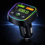 XHUA KOS-21 autós MP3 lejátszó – 3A Type-C FM transmitter, Bluetooth, USB töltő 12–24V (BBD)