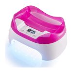 KM-520 Helytakarékos, modern, nagy teljesítményű 2in1 UV LED műkörmös lámpa és 5 rekeszes eszköz tartó - 110W (BBV)