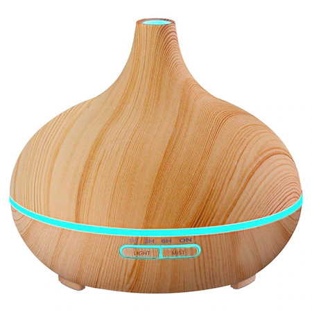 BIG1 Fahatású aromaterápiás párologtató  / ultrahangos párásító 400ML (BBV)