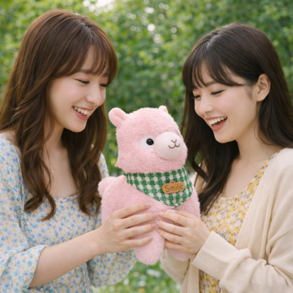 Alpacasso rózsaszín plüss alpaka – puha, ölelhető alpaka játék gyerekeknek és ajándéknak (BBJ)