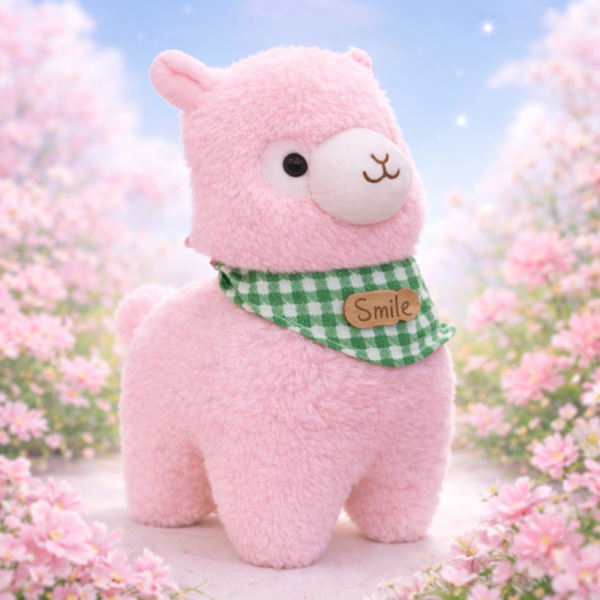 Alpacasso rózsaszín plüss alpaka – puha, ölelhető alpaka játék gyerekeknek és ajándéknak (BBJ)