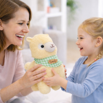 Alpacasso sárga plüss alpaka – puha, ölelhető alpaka játék gyerekeknek és ajándéknak (BBJ)