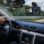 DriveGuard 3 kamerás autós menetrögzítő kamera – hurokrögzítéssel és éjjellátó móddal (BBD)