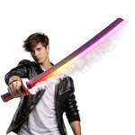 Flint Battle Blade LED katana kard – füst- és szikraeffektes világító játék kard, hanghatással (BBJ)