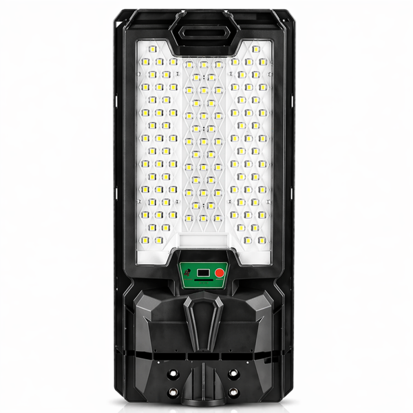 Hayami KL25-294 300W napelemes LED utcai lámpa – távirányítós kültéri reflektor IP65 vízálló kivitelben (BBV)