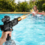 HydroStorm elektromos vízpisztoly – pisztoly formájú automata vízágyú nagy tartállyal, 10m hatótáv (BBJ)