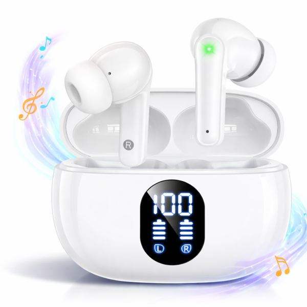 OKOP KP-205 vezeték nélküli Bluetooth fülhallgató – TWS sztereó headset töltőtokkal (BBD)