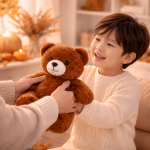 PiheMackó barna plüss maci – puha, ölelhető teddy mackó gyerekeknek és ajándéknak (BBJ)