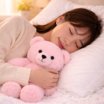 PiheMackó rózsaszín plüss maci – puha, ölelhető teddy mackó gyerekeknek és ajándéknak (BBJ)