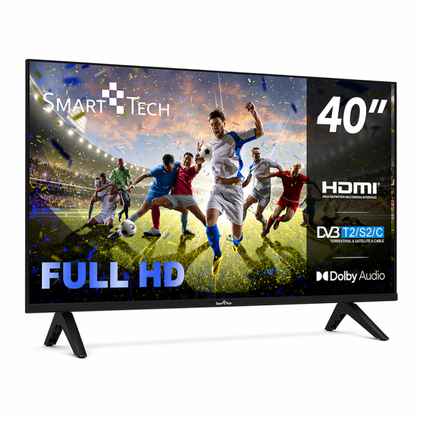 SmartTech 40FH01K 40” Full HD Smart TV – kompakt okos televízió streaming appokkal és Whale TV rendszerrel