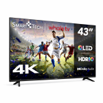 Smart Tech 43QG06V 43” QLED 4K UHD Smart TV – okos televízió Netflix, Amazon Prime és Disney+ támogatással