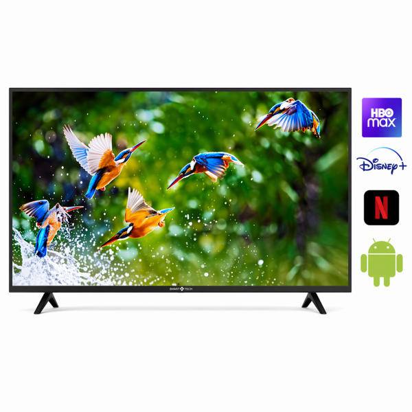 SmartTech 43” 4K UHD Android / Google TV – LED okos televízió WiFi-vel és streaming alkalmazásokkal