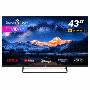 SmartTech 43” 4K UHD LED Smart TV – VIDAA rendszerrel, WiFi és streaming támogatással