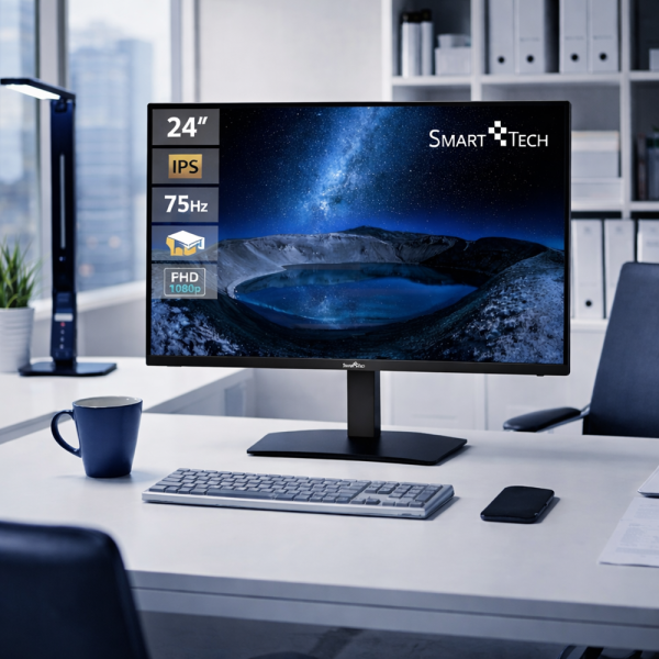 Smarttech 238N01FIF 24” monitor – Full HD LED kijelző irodai és otthoni használatra