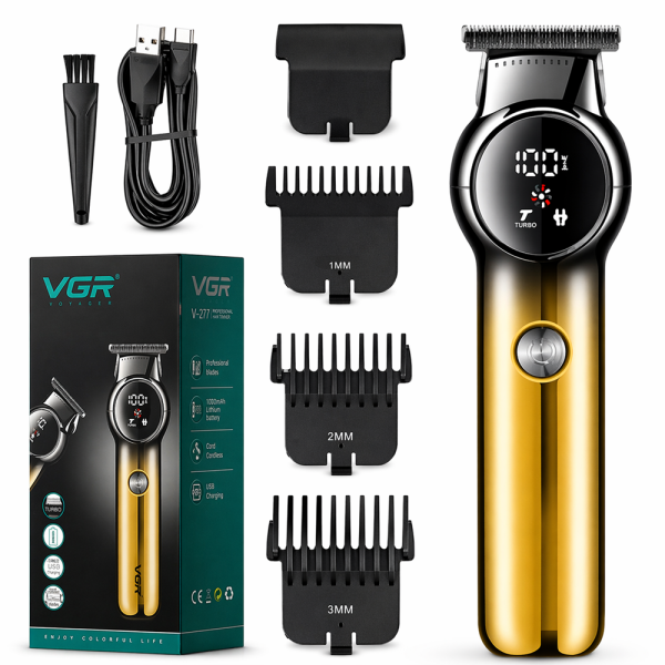 VGR-V989 Professzionális elektromos hajvágó - akkumulátoros férfi hajvágó kiemelkedő teljesítménnyel (BBD) (BBV)